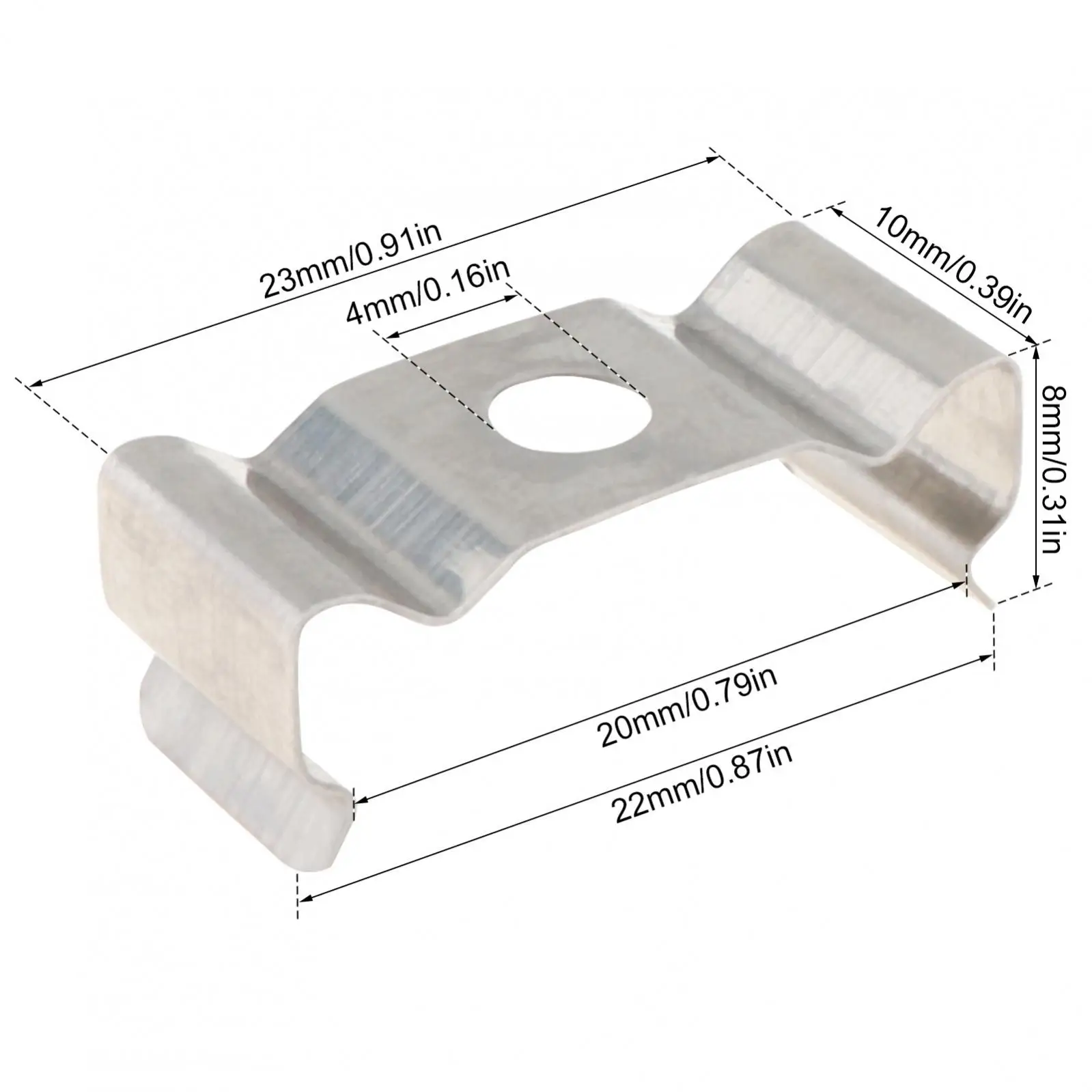50pcs T5 Clips Holder Bracket for Lamp Socket /Ceiling Lamp / Light Fixture Accessories for for Home Electric Appliance Tools