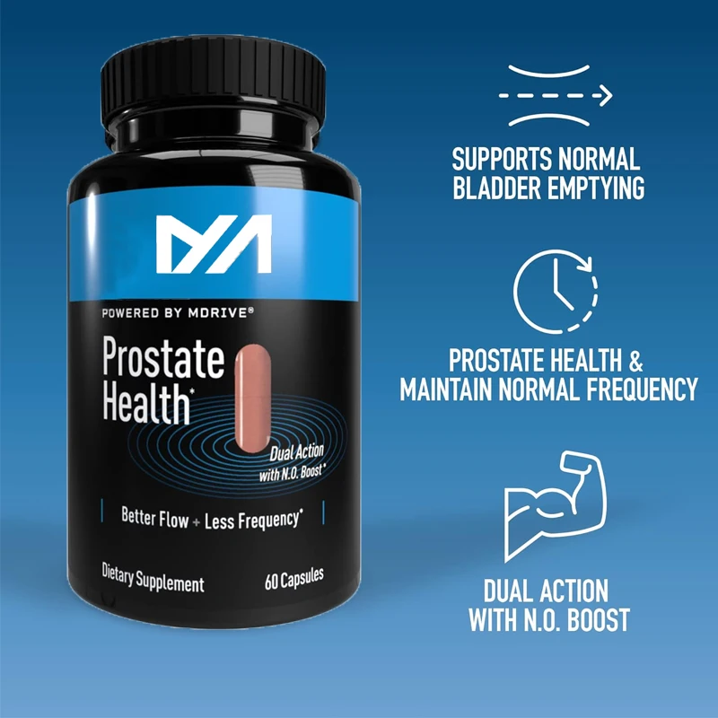 

Men's prostate health, dual effect, no, promotes flow and normal frequency, 60 vegetarian capsules