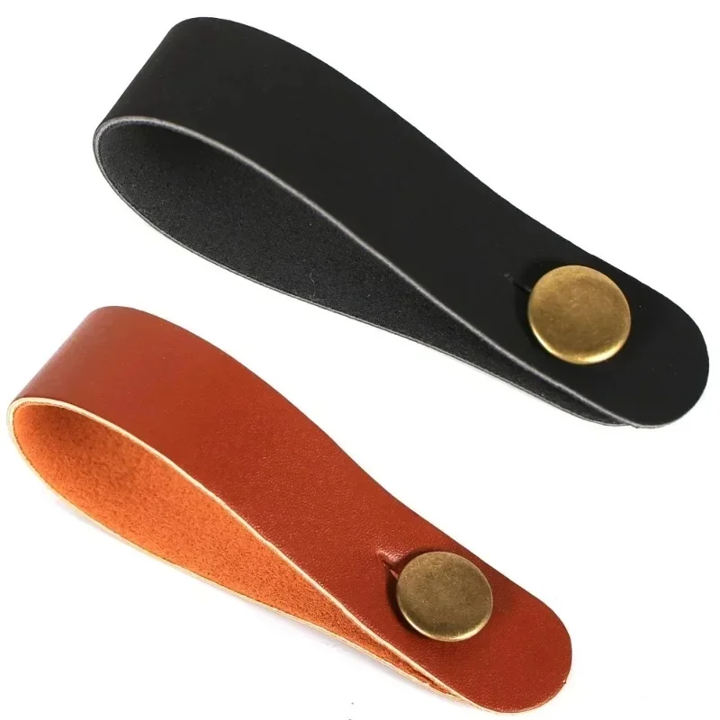 1-3Pcs Guitar Strap Button Headstock Adapter Vintage Leather With Latch For Ukuleles, Bass, Acoustic And Electric Guitars