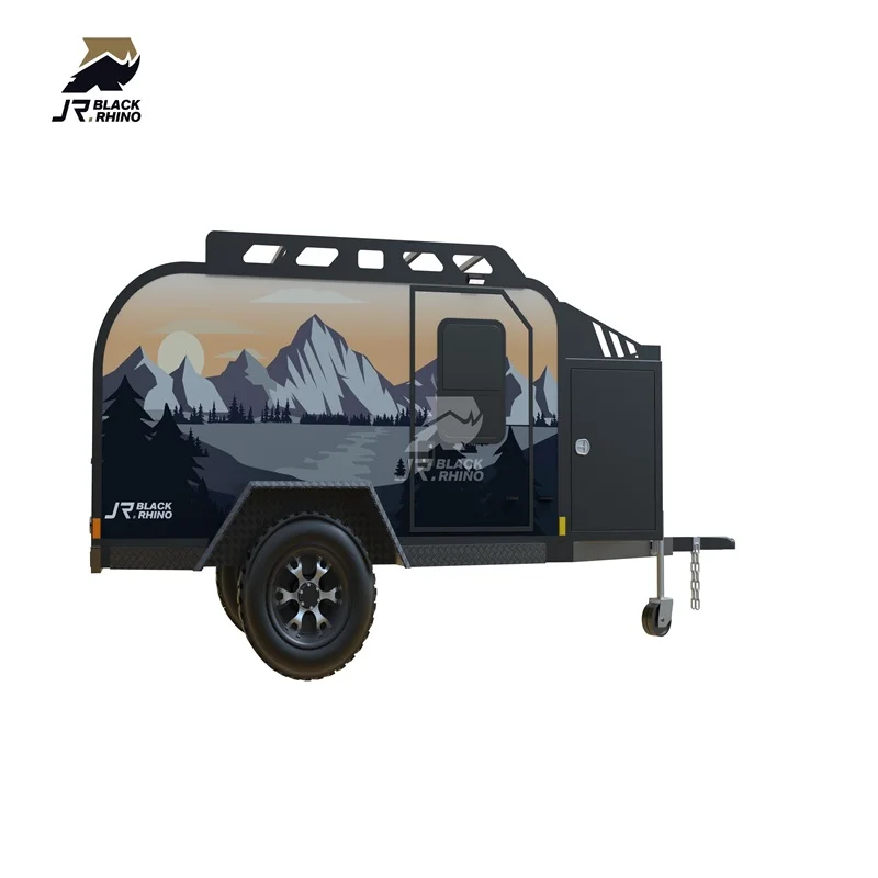 Bicicleta Camper remolque durmiente camioneta todoterreno Camping Rv caravana remolque todoterreno remolque Camper juguete Hauler Otr
