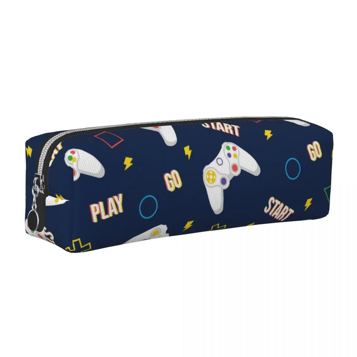 

Cartoon Game Console Pattern Pencil Case Creative Pen Holder Bag Girl Boy Large Storage Students School Gifts Pencil Box