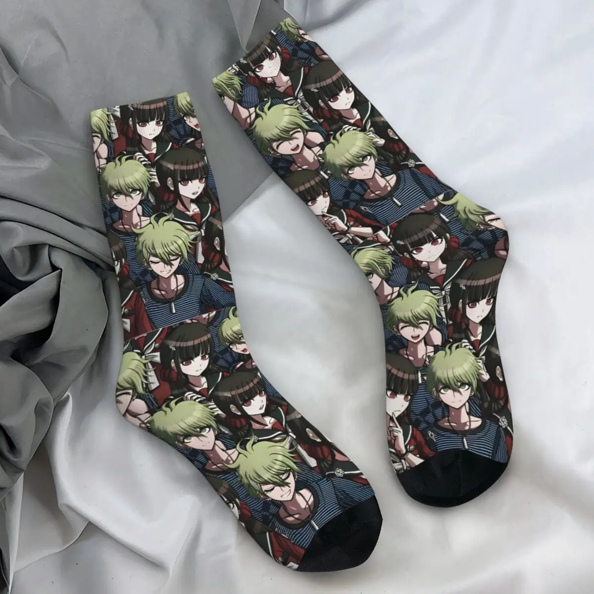 Rantaro AmamiMaki Harukawa Socks 1999377756.5062 Socks Your Turn To Die Anime Game Stockings Winter Anti Slip Women Men  Socks