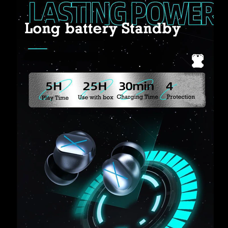 K89 auricolare Bluetooth Wireless auricolare vivavoce di alta qualità Gamer Music Clear Call Type C Hifi Bluetooth Coche In Ear Earpod
