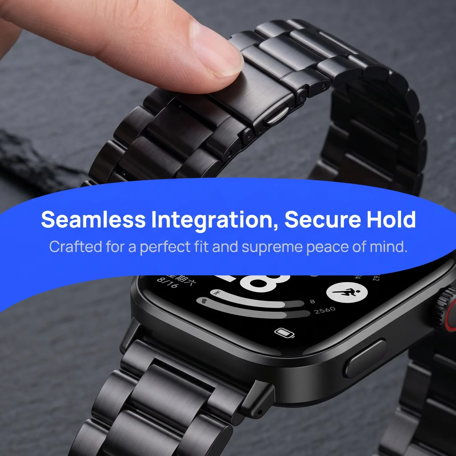 Correa de Acero Inoxidable para Xiaomi Mi Band 10Pro/9Pro/8Pro, Brazalete para Reloj Inteligente Redmi Watch 4 5 6, Correa de Repuesto