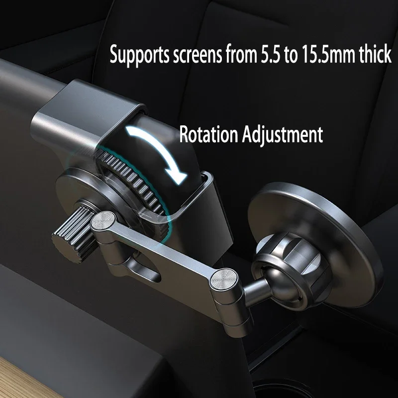 ل تسلا نموذج 3 X Y S BYD مركز التحكم عرض الشريحة السكك الحديدية حامل هاتف حامل هاتف السيارة المغناطيسي آيفون 15 14 13 12