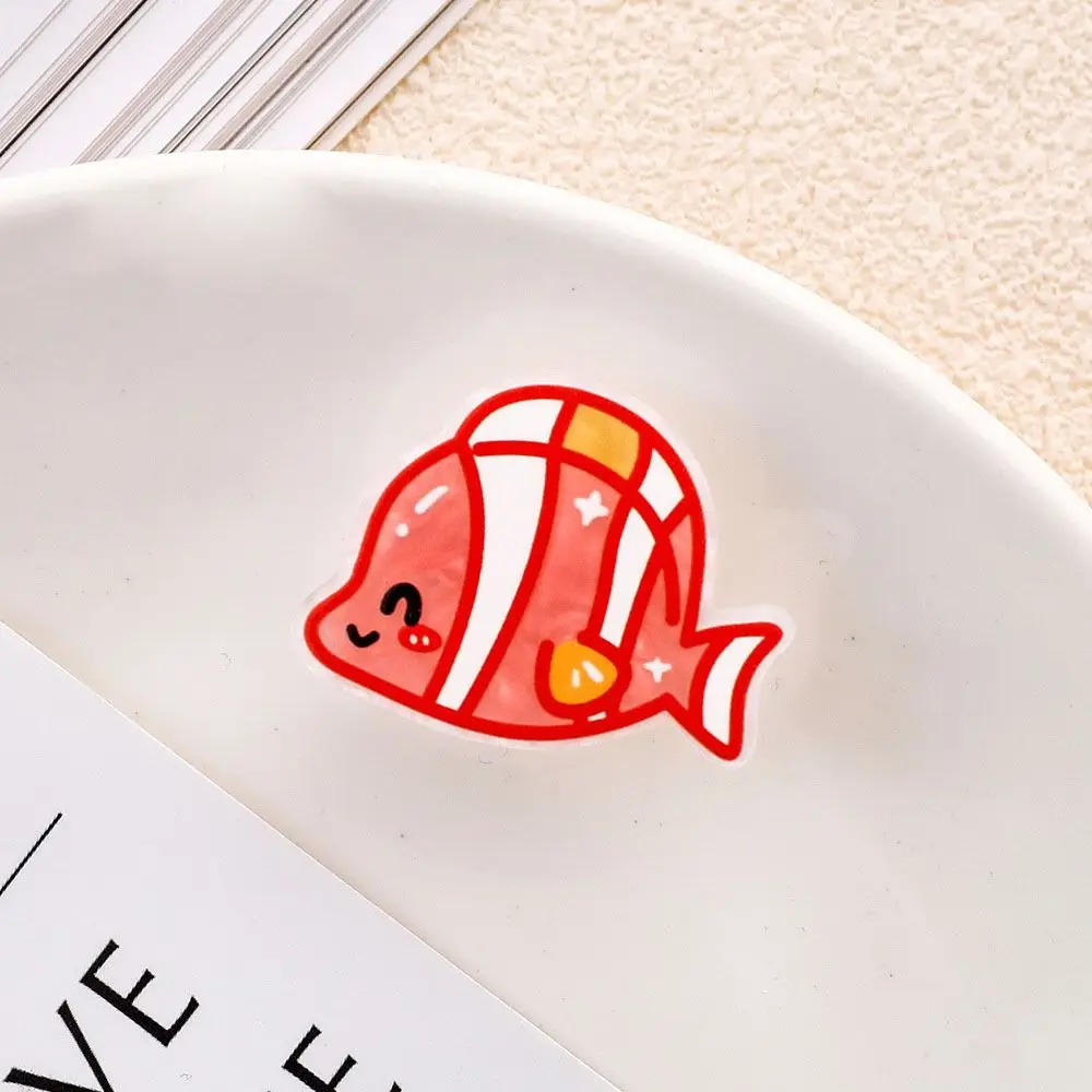 Cute Conch Ocean Fish Hairpin Coral Clownfish Jellyfish Hair Clips Korean Style Cartoon Animal Duckbill Clip Female/Children