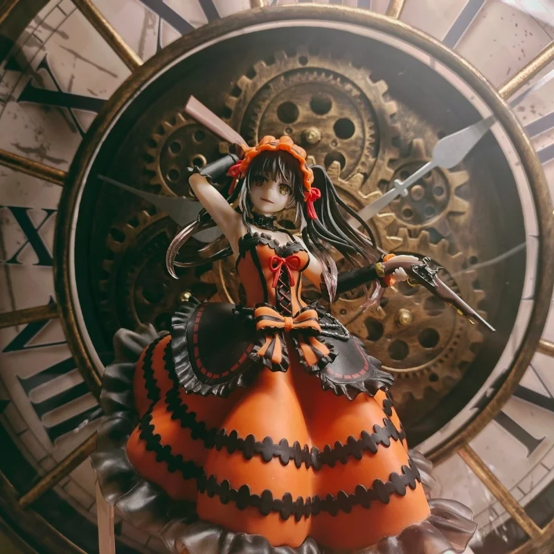In Stock Taito Date A Live 21cm Tokisaki Kurumi Pvc Anime Figures Collection Model Desktop Ornaments Figure Animation Periphery