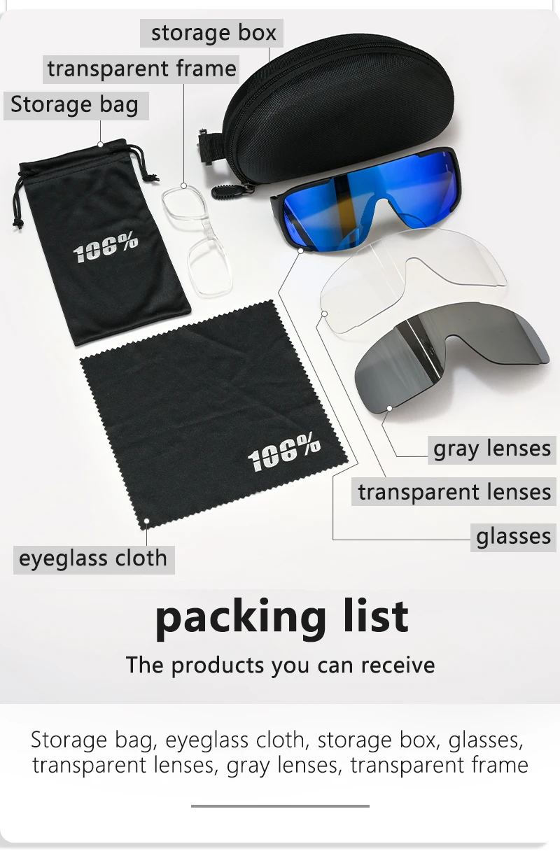 Hochleistungsfähige Motocross-Brille Sonnenbrille Fahrradbrille Herrenbrille Motorradbrille Motocross-Rennbrille – Detail 16