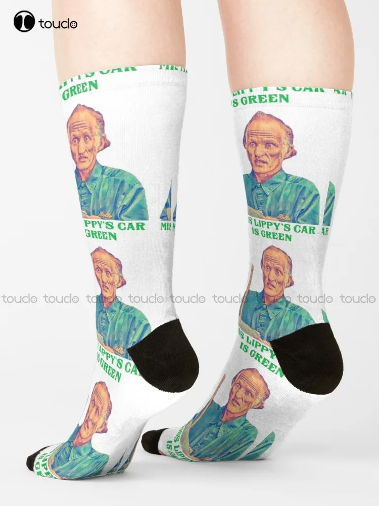 Miss Lippy’S Car Is Green - Billy Madison Janitor Socks Navy Soccer Socks Unisex Adult Teen Youth Socks 360° Digital Print Gift