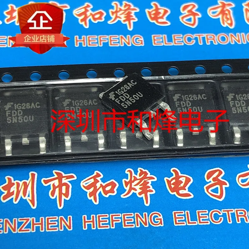 Original 4PCS/ FDD5N50U  TO-252 500V 3A
