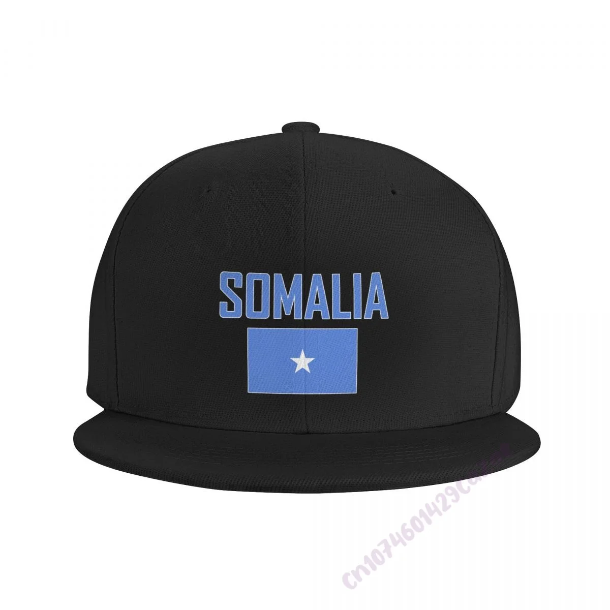 SOMALIA Flag Flat Brim Baseball Cap Breathable Adjustable Men Women Outdoor Hip Hop Hat For Gift