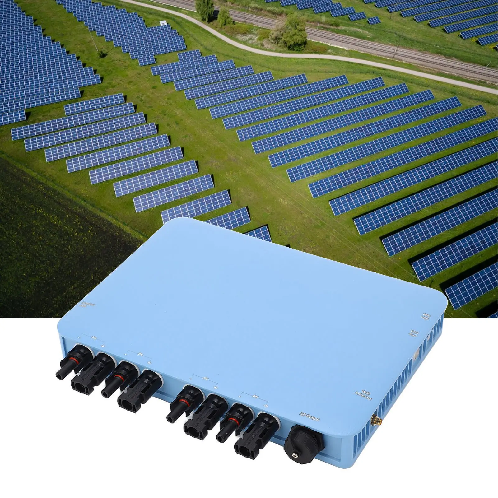 Inversor solar amarrado em rede Inversor de amarração em rede solar Controle WiFi MPPT para AC Inversor solar resistente à água
