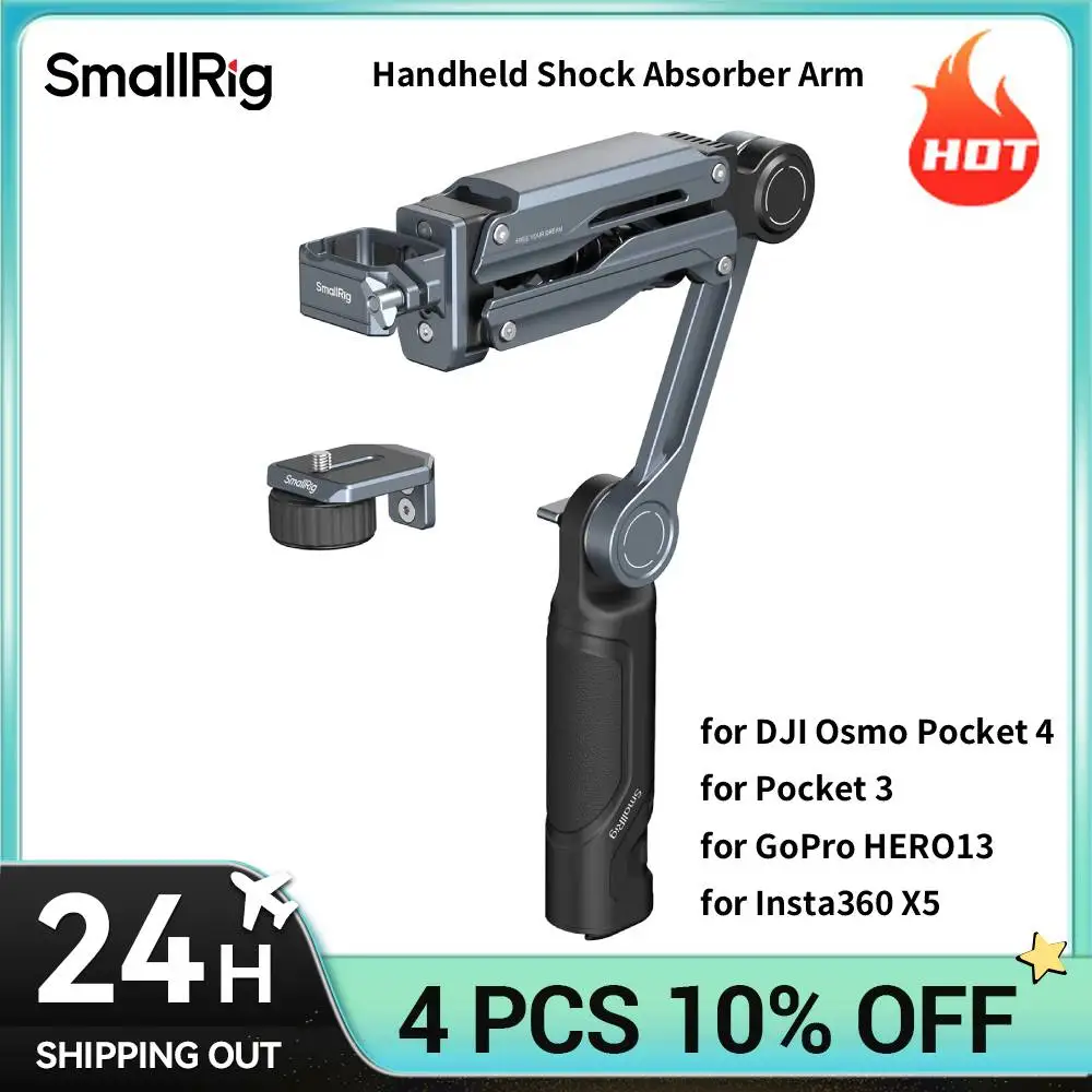 SmallRig Handheld-Stoßdämpferarm für DJI Osmo Pocket 4 / Pocket 3 / GoPro HERO13 / Insta360 X5 5508