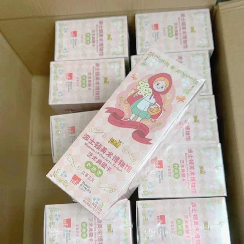 Hot Sale Kayou Boston Museum Of Fine Arts Art Collection Cards Fun Pack Little Red Riding Collection Card Toy Birthday Gift