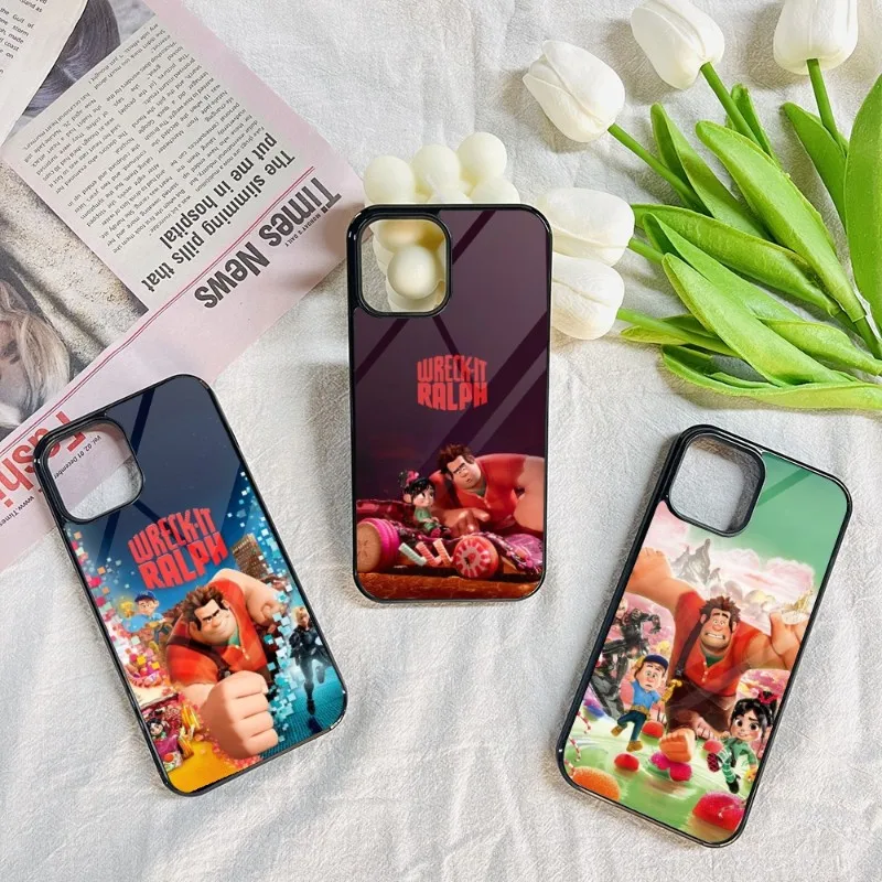 Wreck It Ralph Phone Case For Iphone 15 14 13 12 11 Pro Max Mini 8 Plus Se Xr X Xs 2020 Fundas Shell PC+TPU Cover