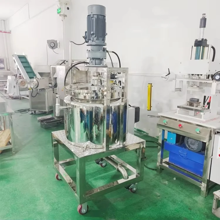 Production Line Liquid Detergent Heating Tank Toothpaste Cream Cream Making Machine for Mixer Industry