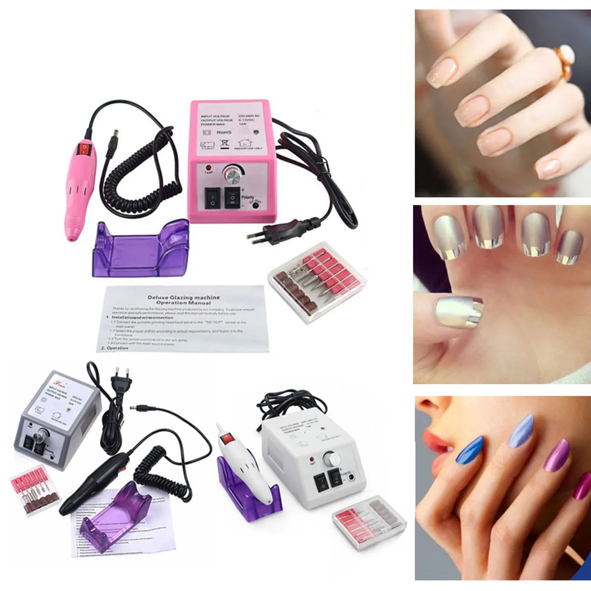 Elektrische nagelkunstboormachine 20000 hoge snelheid lichtgewicht manicure pedicure set voor salon en thuisgebruik nagellak