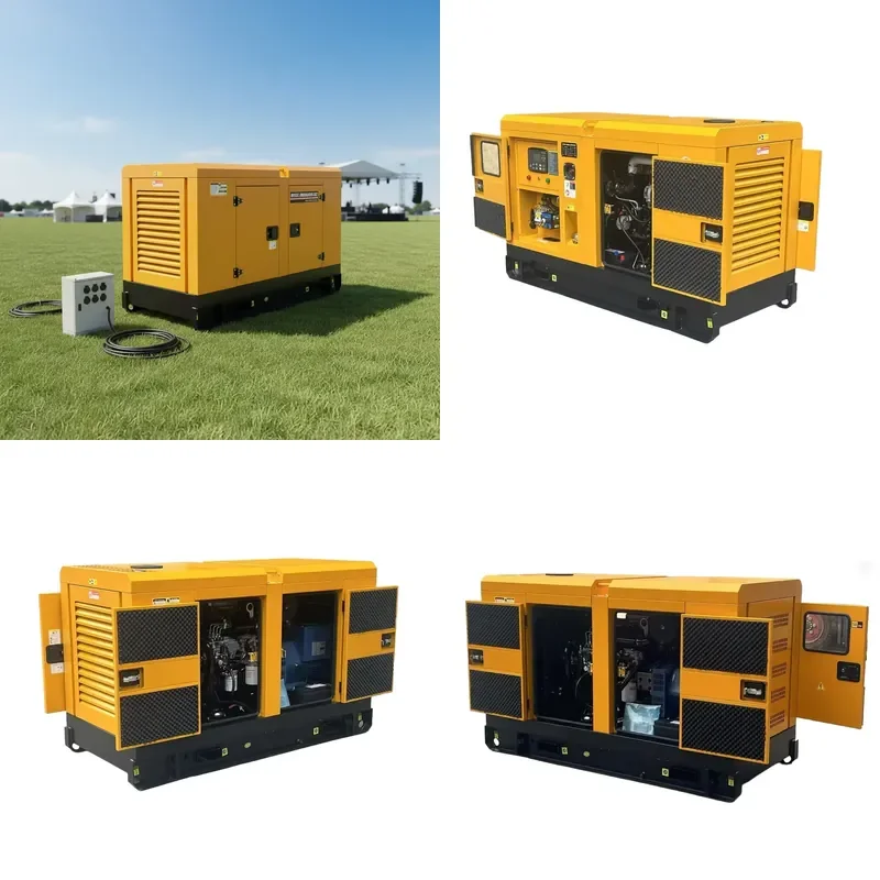 Low Cost Back up Power Generators Industrial Use 200kva Riardo Engine Water Cooled System for Sale