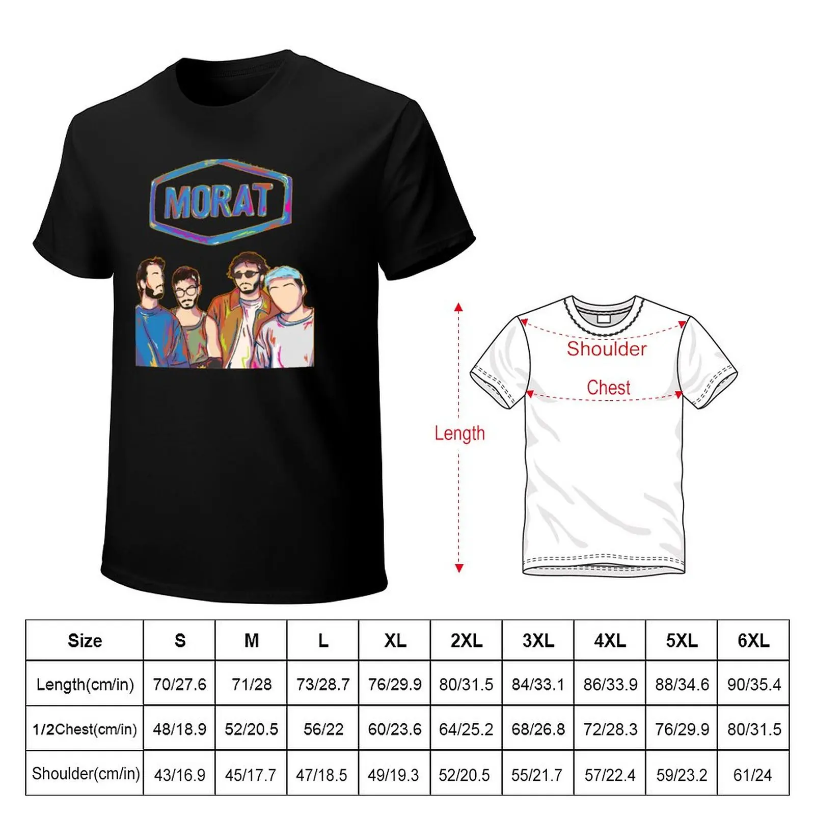 morat T-Shirt vintage t shirt vintage clothes sweat shirt oversized t shirts for men