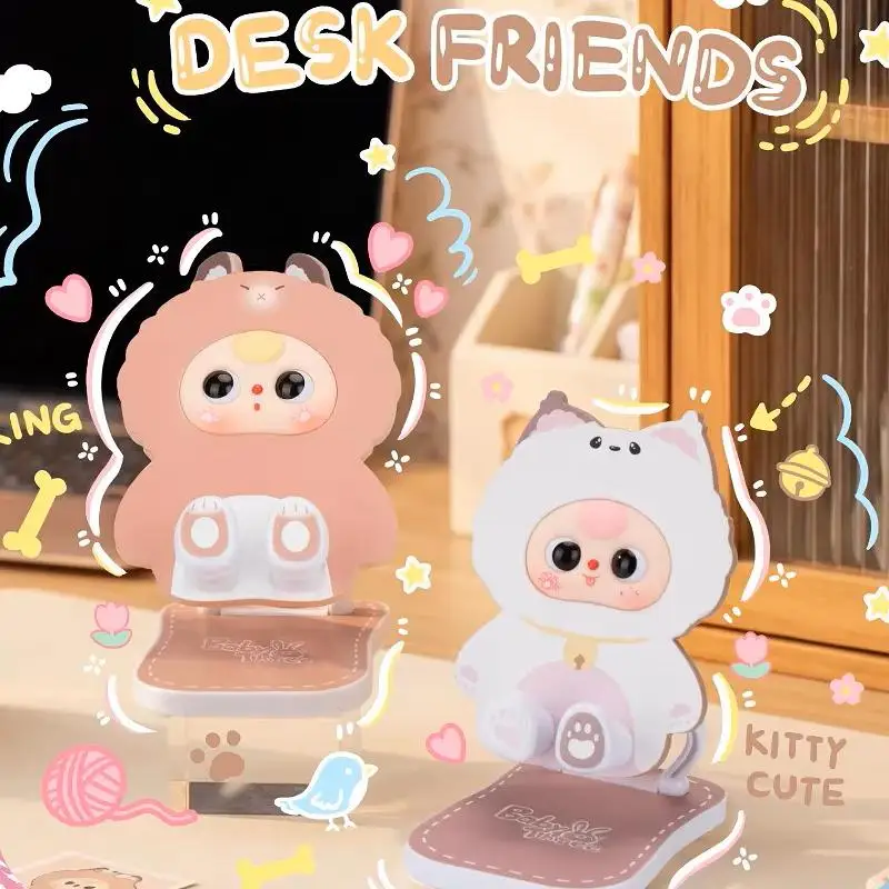Authentic Baby Three Tv Buddy Phone Holder Blind Box Brand New Practical Decorative Item Kawaii Mysterious Box Girls' Gifts view 4