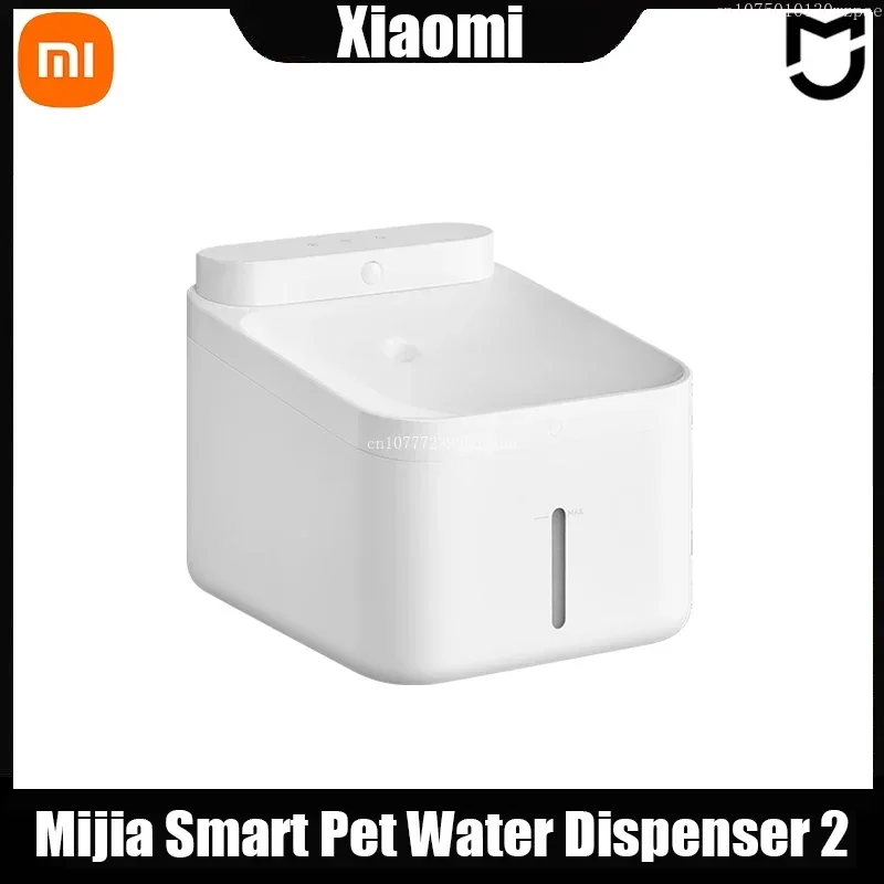 

XIAOMI MIJIA Умный питьевой фонтанчик для домашних животных, емкость 2 3 л, беспроводной водяной насос, автоматическое определение кошек и собак, длительный срок службы батареи