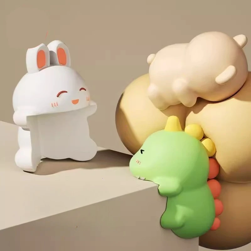 Cartoon Animal Silicone Corner Cushion Shock Absorbing Table Window Edge Bumper Guard Infant Child Safety Protective Cover