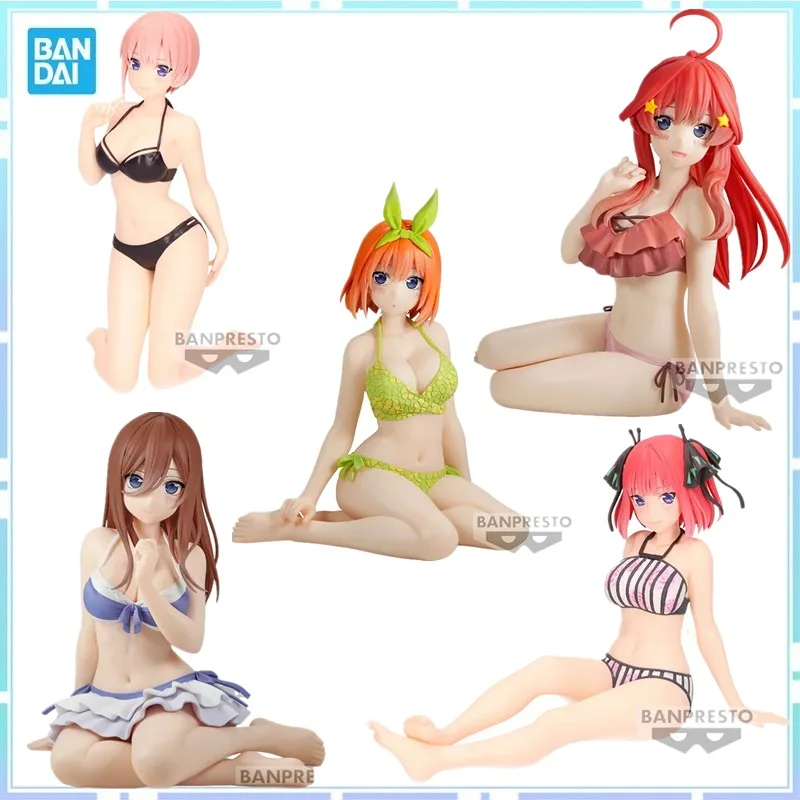 

Bandai Original Anime The Quintessential Quintuplets Celestial vivi Ichika Nino Miku Yotsuba Itsuki Swimwear PVC Figure Toy