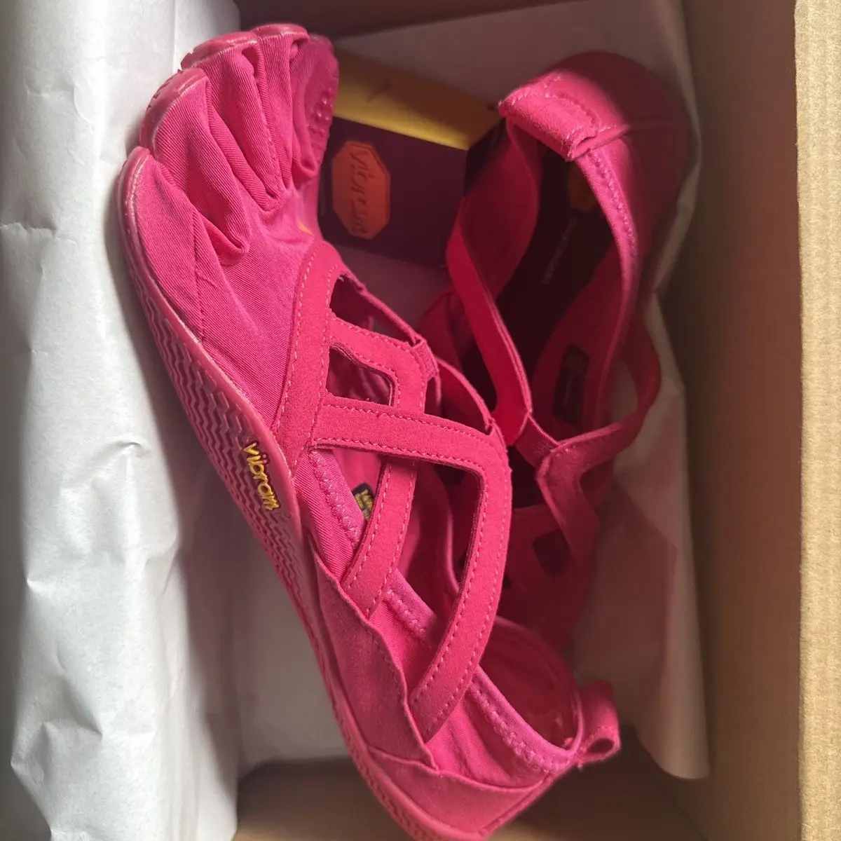 Brand Sale Vibram Five Fingers Shoes Minimalist Barefoot Shoes Women's Training Shoes Soft-sole Indoor Yoga Ballet Fitness Shoes