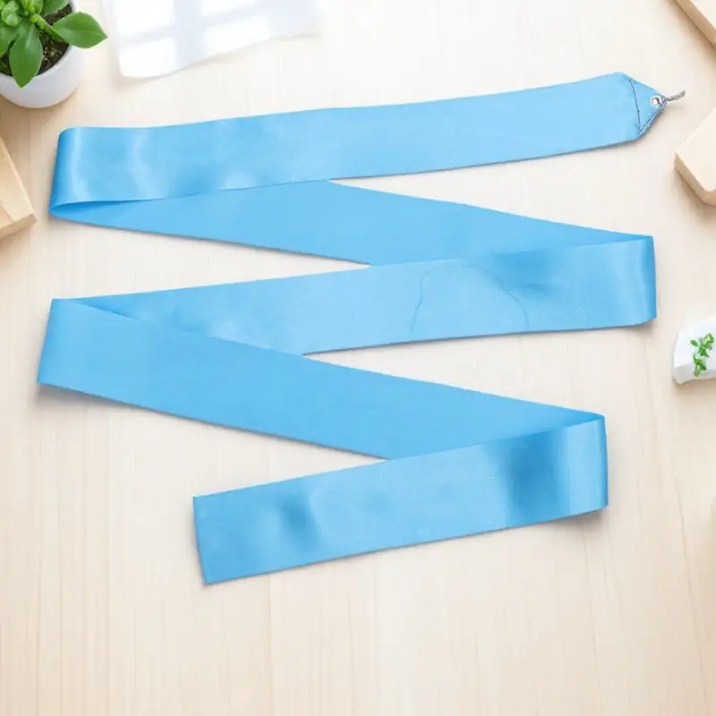 

2pcs 2M Colorful Rhythmic Gymnastics Ribbons For Kids Dancing Streamers Chinese Oriental Circus Dance Exercise Color Guard