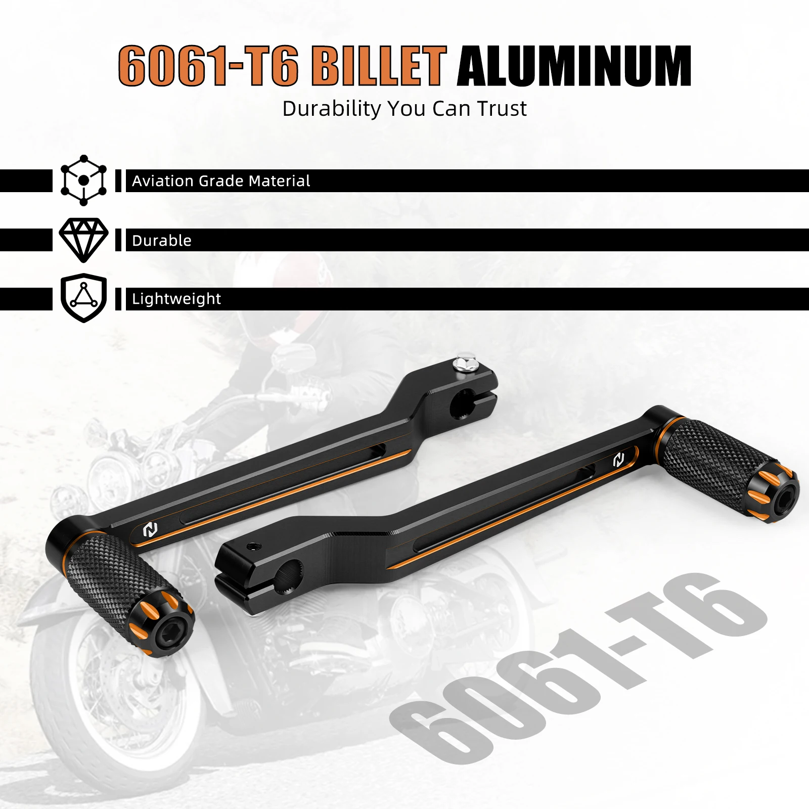 For Harley Fat Boy 114 FLFB Extended Shifter Levers For Harley Road Glide FLTR /X/XS Street Glide FLHX/S Road King FLHR FLHP - Image 5