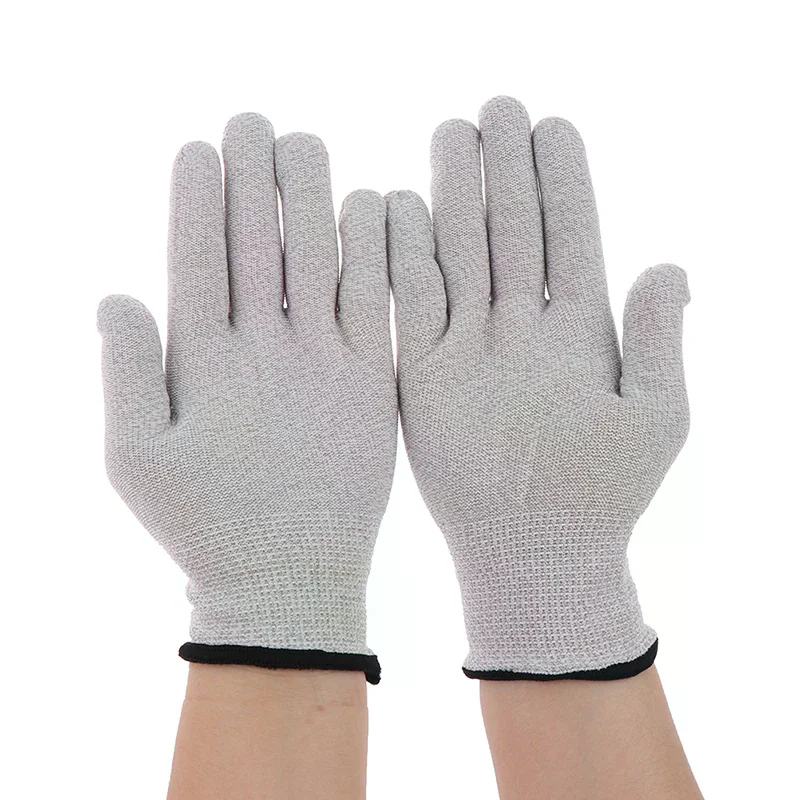 Gloves Conductive Silver Fiber Electrode Therapy Gloves Electrotherapy Unit For Phycical Therapy