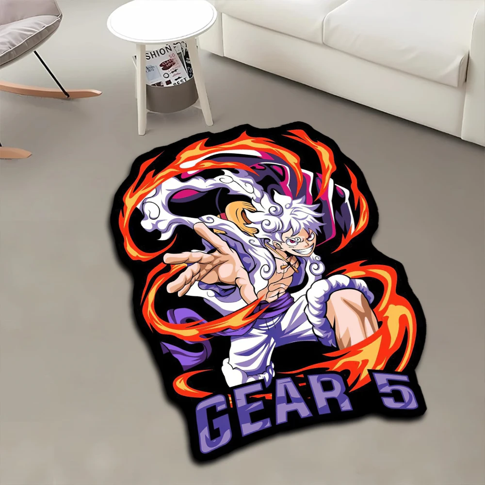 

Коврик в стиле аниме, популярный стиль, фигурка Луффи Шестерни 5, цельная форма Ника, индивидуальный мультяшный ковер, ковер ручной работы для домашнего декора