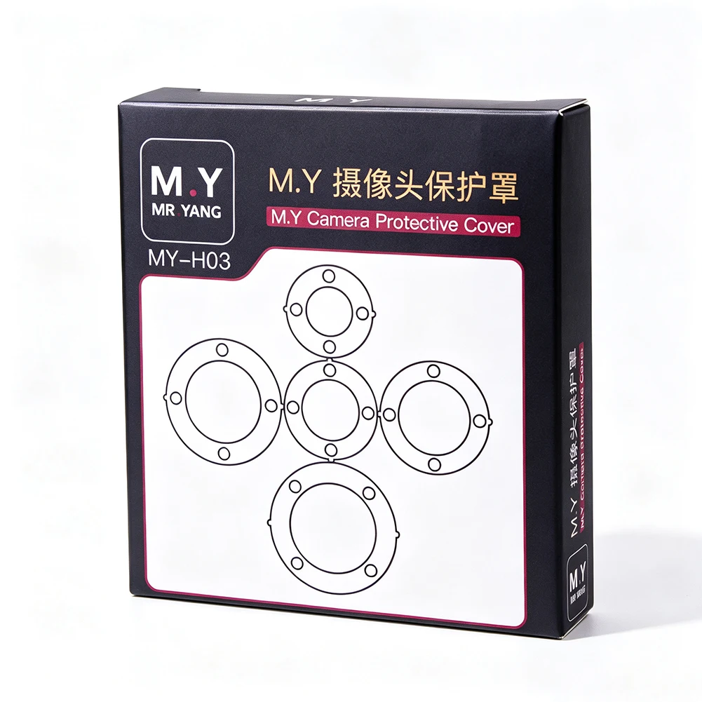 M.Y Mobile Phone Camera Protection Cover 5pcs Cover Set Universal for Android Phone Camera Dust Water Proof During Repair Work
