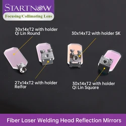 Startnow Laser Reflectance Cutting Lens Optical Instrument Mirror Lens 30*14*2 With Holder Special-shaped Laser Reflective Lens