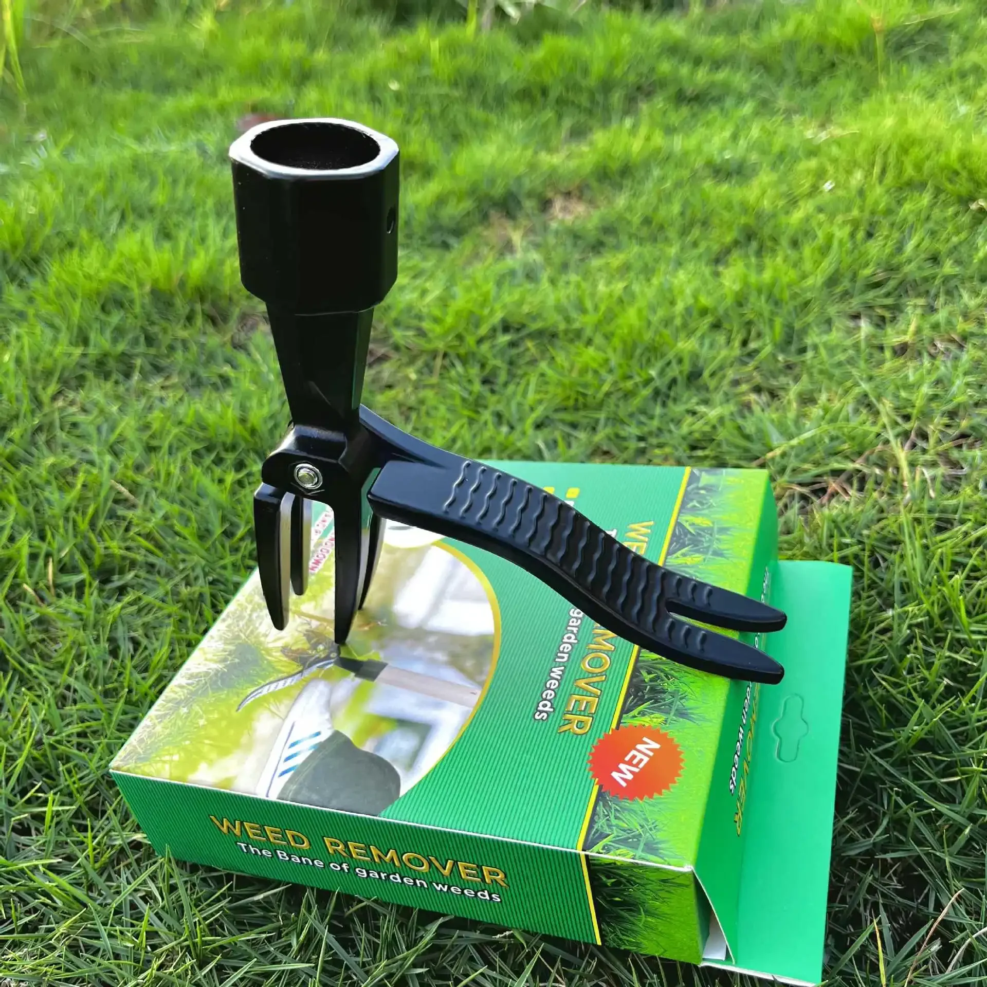 Save Labour Stainless Steel Weeders Hand Vertical Weed Extractor Gardening Tools Detachable Grass Removal Tool Accessory