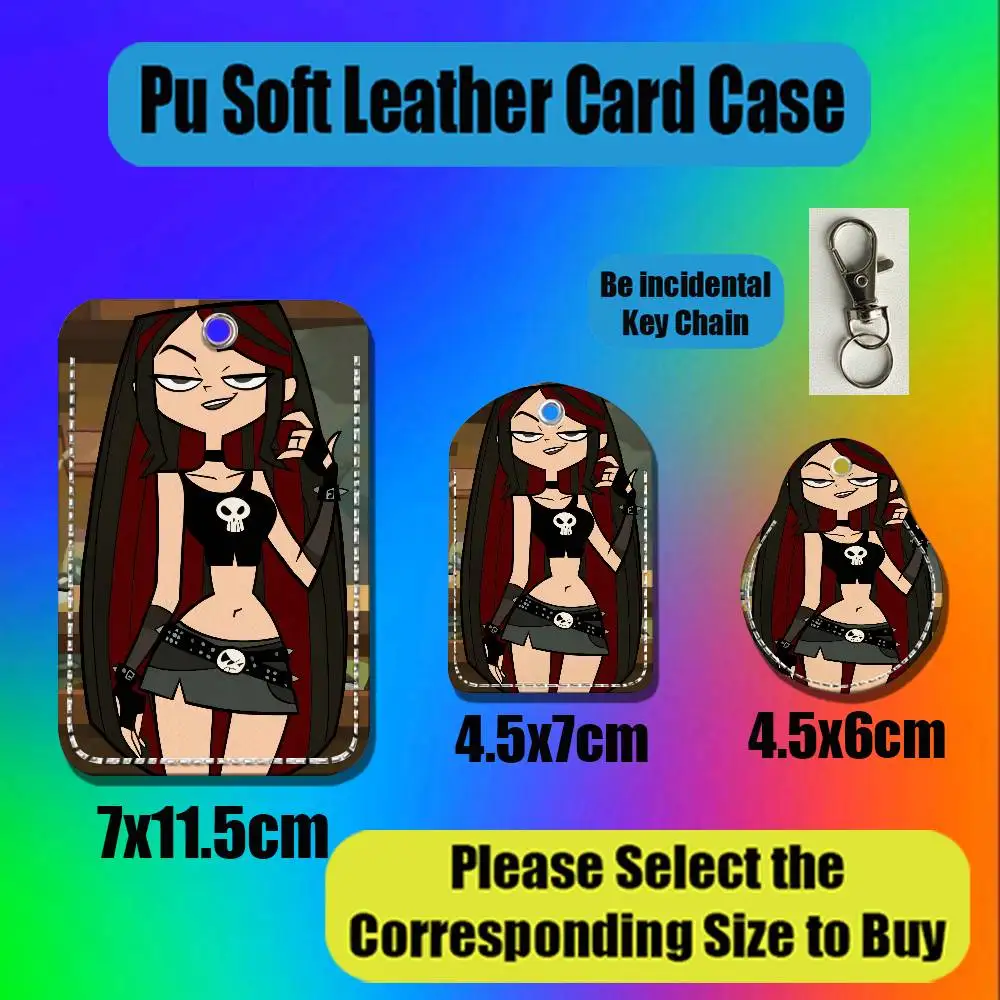 For Gwen Total Drama Island For Air Tag Case Card Holder Keychain ID Badge Credit Bank Access For AirTag Case Shell