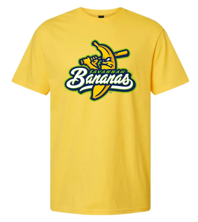 

the savannah bananas Team Heavy Cotton Yellow All Size Shirt C205