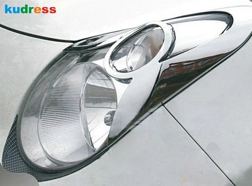 

Накладка на переднюю фару автомобиля для Suzuki Alto Hatchback 2009 2010 2011 2012, хромированная рамка для фар, аксессуары