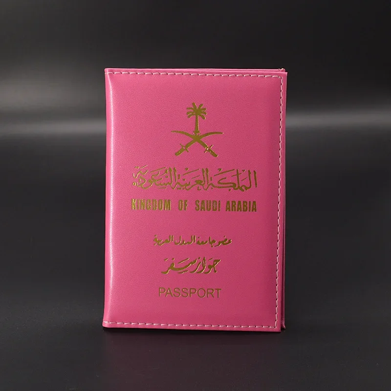 Travel Saudi Arabia Passport Cover Cute Women gifts Pink Passport Holder Case for Passports Girls Case Passport Wallet