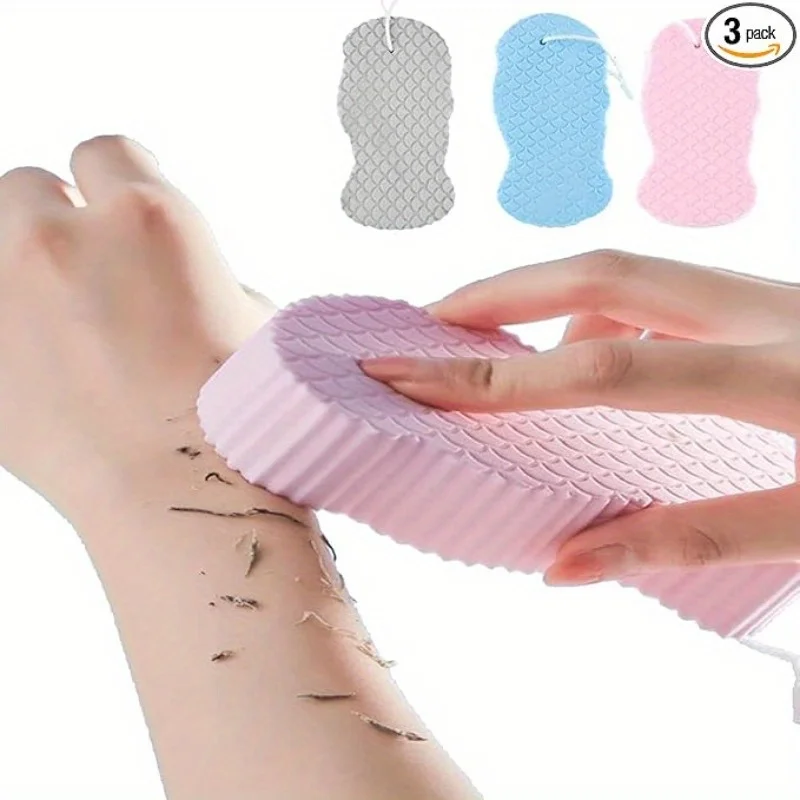 Weicher Schwamm-Körperpeeling-Schwamm, Bade- und Duschbürste, Körperreiniger, Entferner für abgestorbene Haut, Peeling