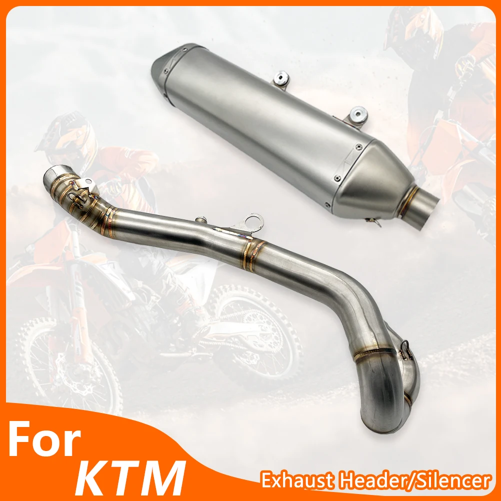 For HUSQVARNA KTM EXC-F 250/350/450/500 17-19 Motorcycle Exhaust Header Exhaust Tail Pipe Exhaust Muffler Off-road Accessories