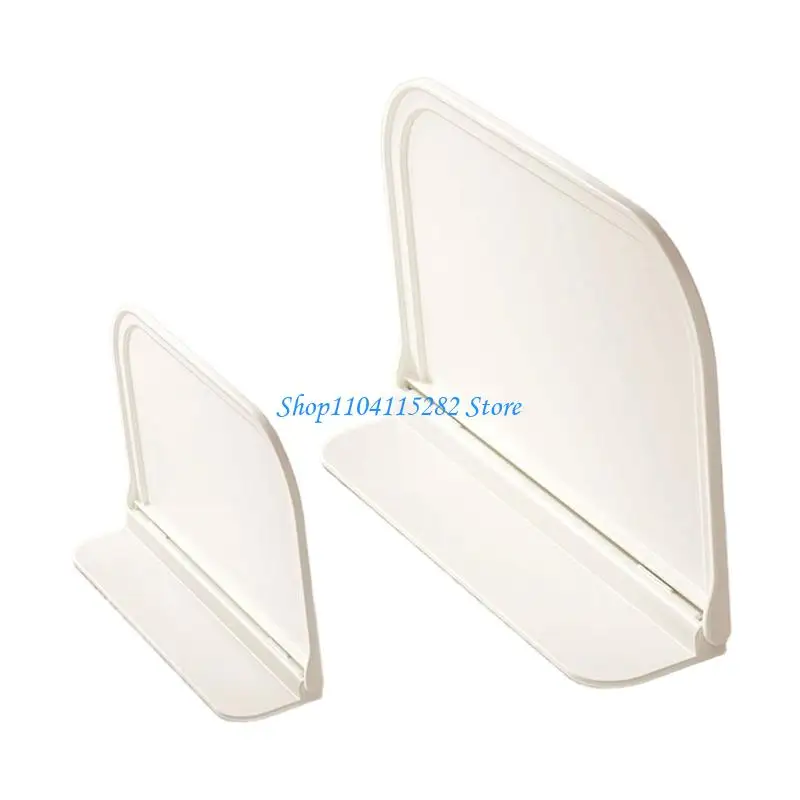 Space Saving Foldable Shelf Waterproof Surfaces Easy Installation No Drilling Wall Mount Organizers Suitable for Campers