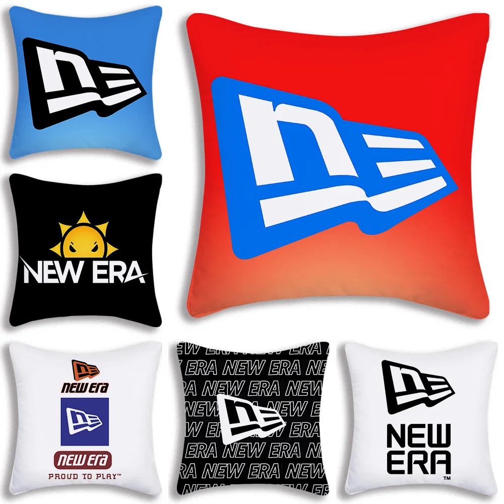 

N-NewS E-EraS Pillow Covers Cartoon Sofa Decorative Home Double-sided Printing Short Plush Cute Cushion Cover