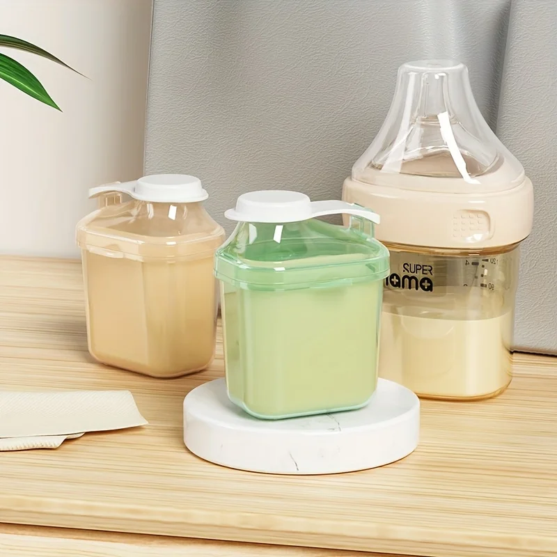 

Portable Youth Formula Milk Powder Dispenser with Sealed Lid Moisture-Proof Food Storage Box Independent Stand for Baby Supplies