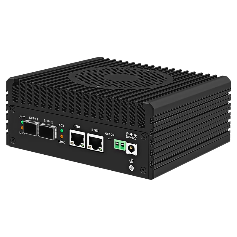 N355 N305 Intel 12th N150 N100 Firewall Computer NAS Server Proxmox 2x10G SFP+2xi226-V 2.5G Mini PC Soft Router 2*HD DDR5 TV BOX