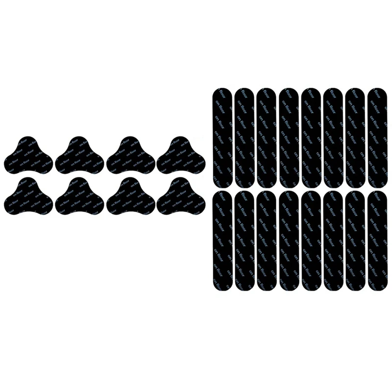 Rug Gripper Tape, 24 Pcs Rug Grip Kit Reusable Rug Pad Anti-Curling, Keep Your Rug In Place Make Corner Flat, Washable