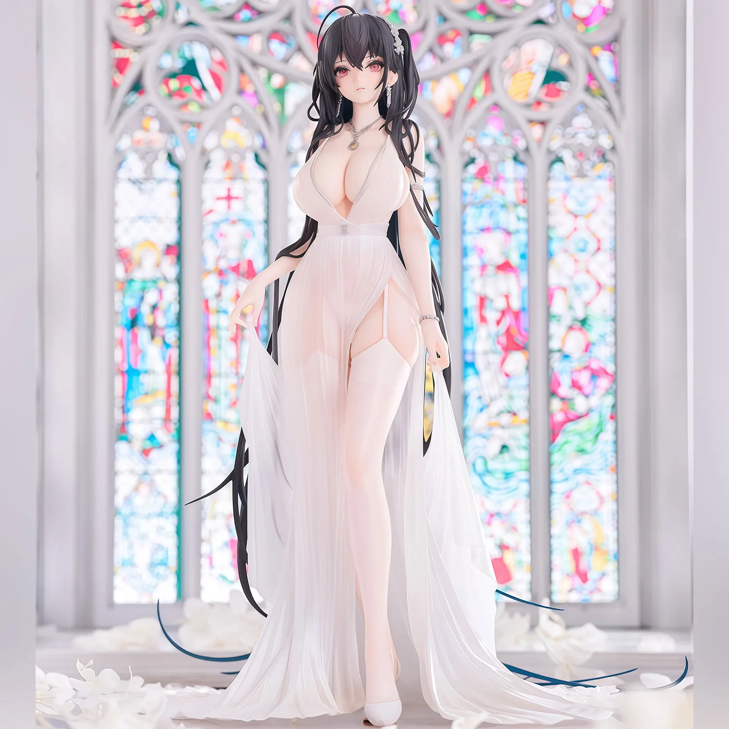 

Gauze skirt Dafeng beautiful girl, limited edition, animation GK model figure tide play statue gift periphery
