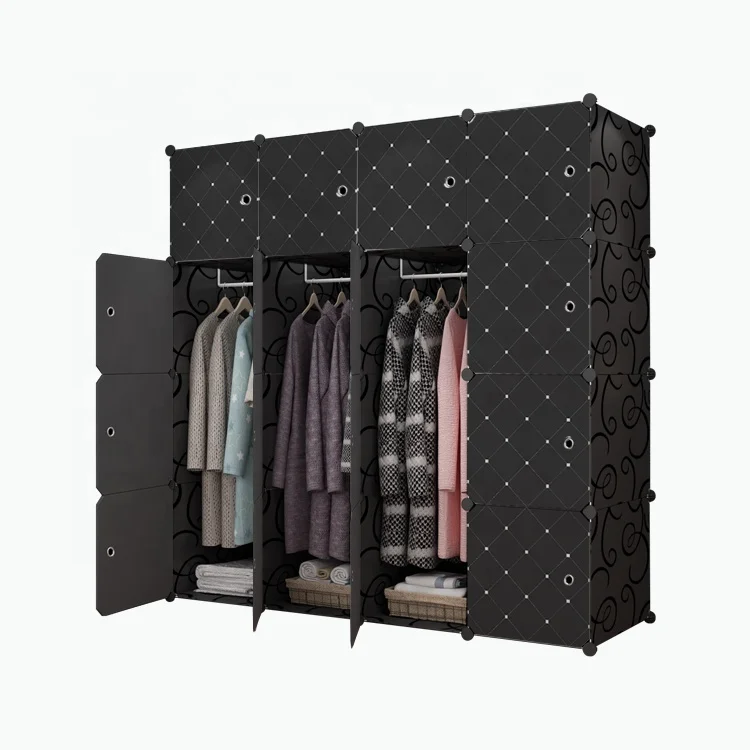 H Furniture Storage Organizer Lifestyle Display Rack Cabinet Wardrobe Accessories Plastic Wardrobe Cabinet