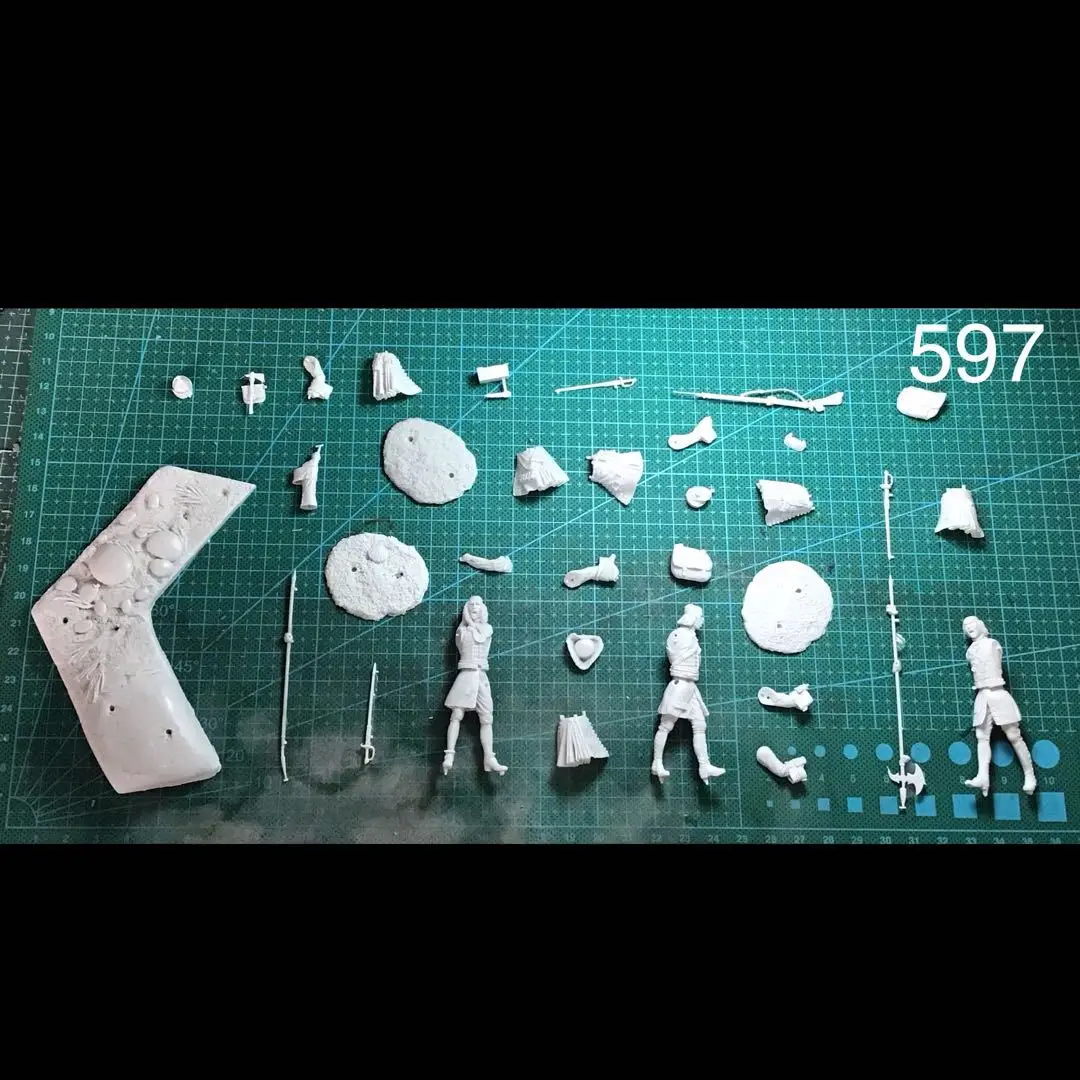 54mm  Resin Model Figure GK， Unassembled and unpainted kit