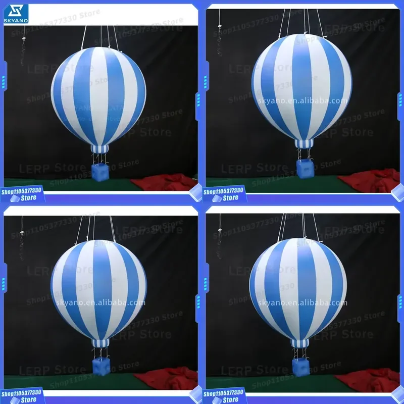 Custom PVC Inflatable Hot Air Balloon for Advertising Decoration Large Inflatable Model Customized Design Outdoor Event